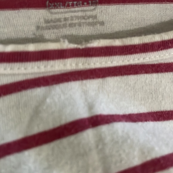 Plum/off white striped t-shirt.  Size XXL.  Children’s place brand - Picture 6 of 6